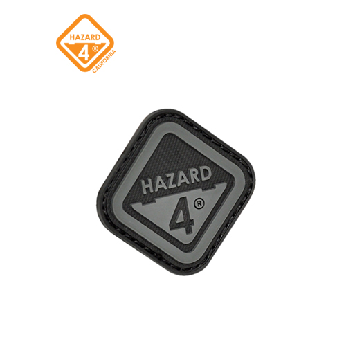 Morale Patch - Diamond Shaped - Velcro - Hazard 4 Logo : OD Green