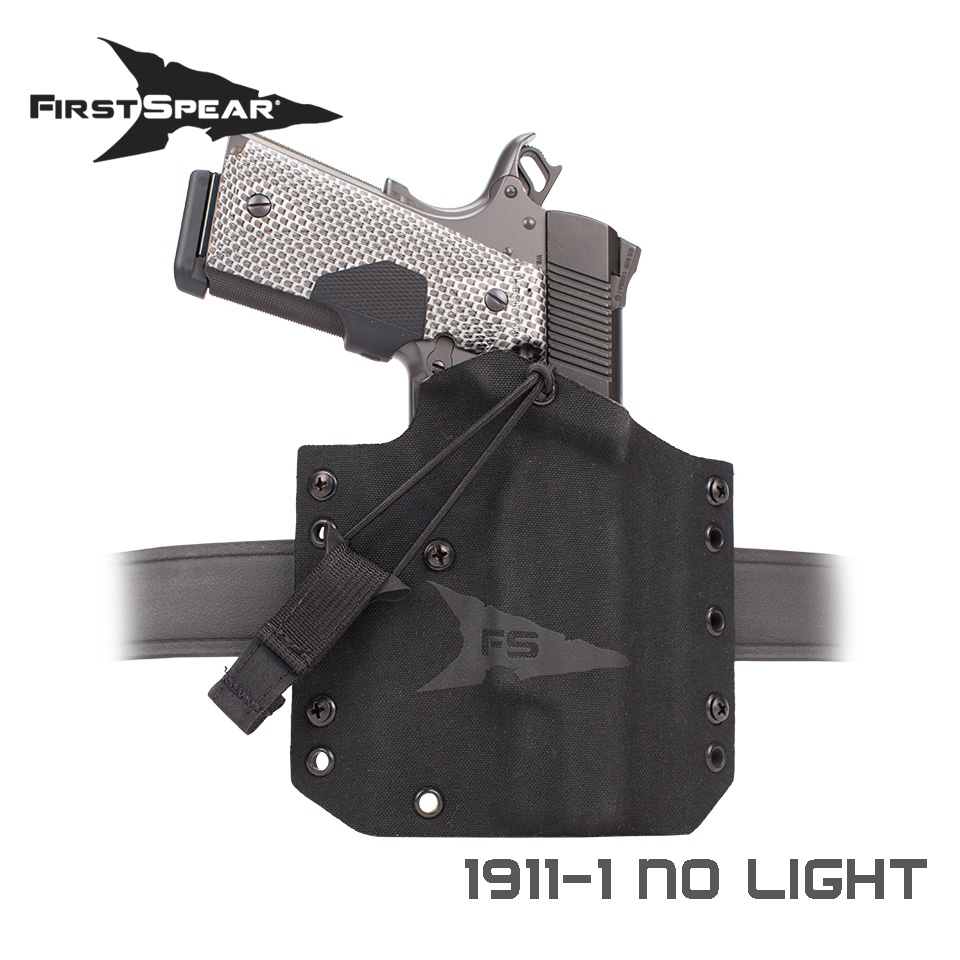 1911 SSV Pistol Holster - 1911-1 (STI, Nighthawk, Wilson, & Sig Sauer) : Black