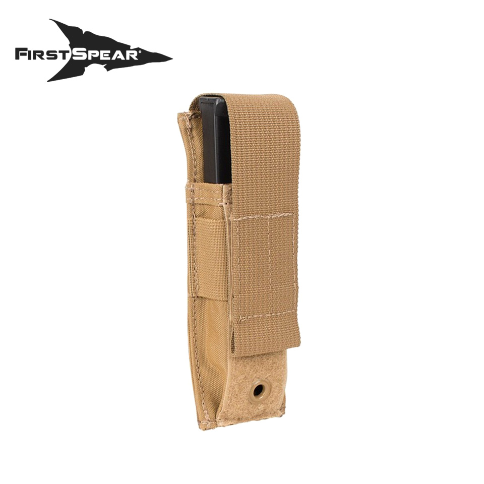 Extended Pistol Mag Pocket : 6/9 / Coyote（MOLLE and PALS）