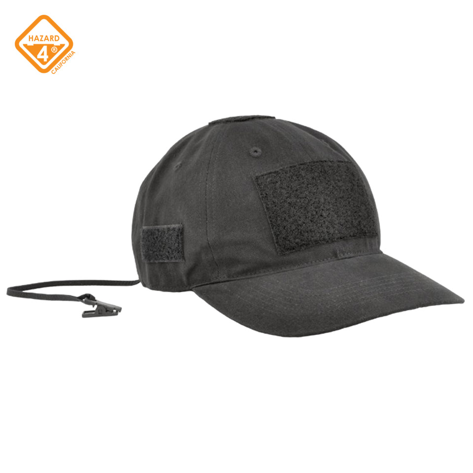 PMC Cotton Cap - modular contractor ball-cap : Black