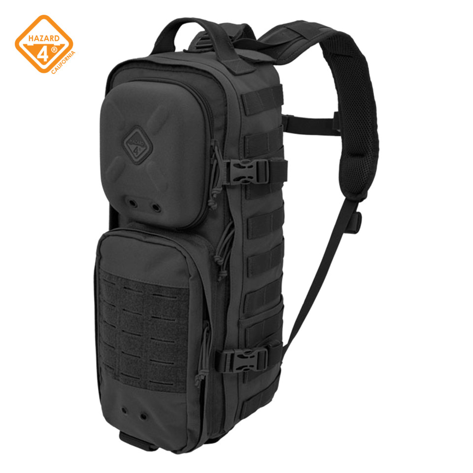 Plan-C - dual strap slim daypack : Black