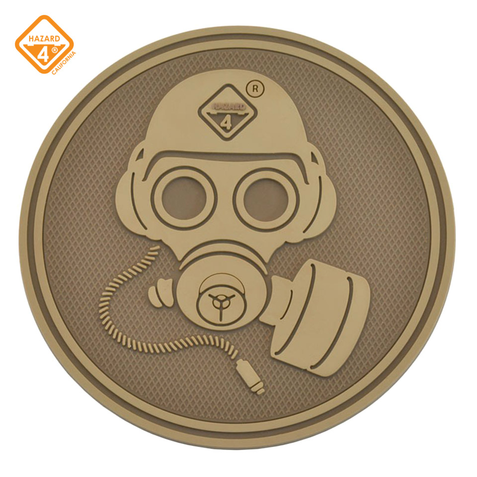 Special Forces Gas Mask Patch - rubber velcro patch