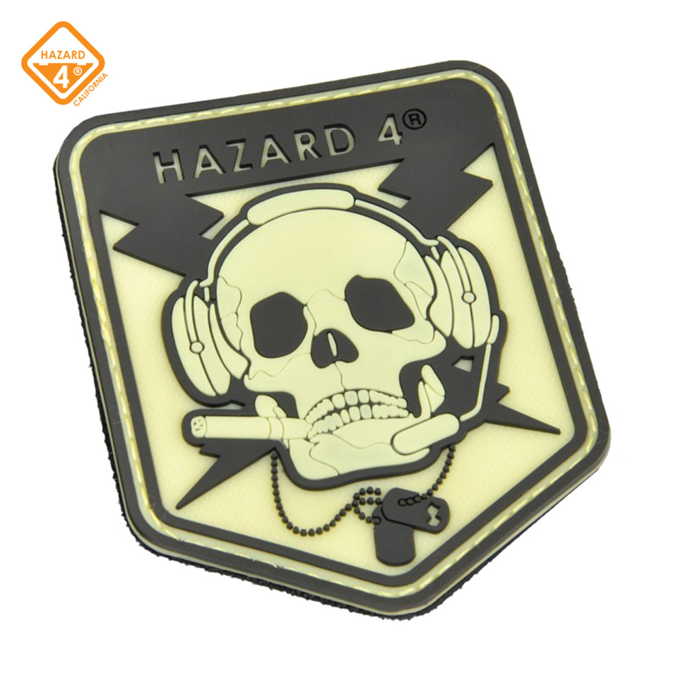 Operator Skull Patch - rubber velcro patch : Coyote