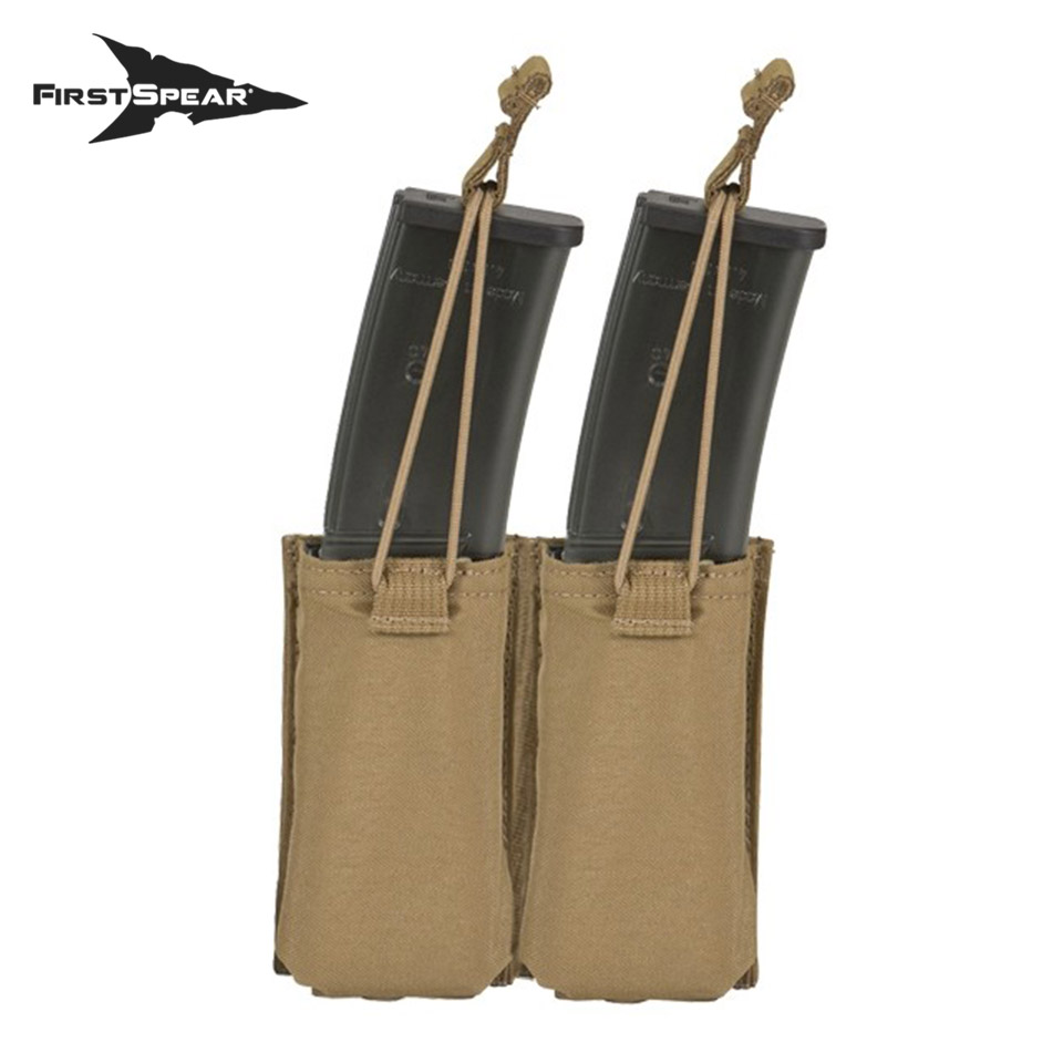 MP7 Mag Pouch, Speed Reload, Double : 6/9 / Coyote（MOLLE and PALS）