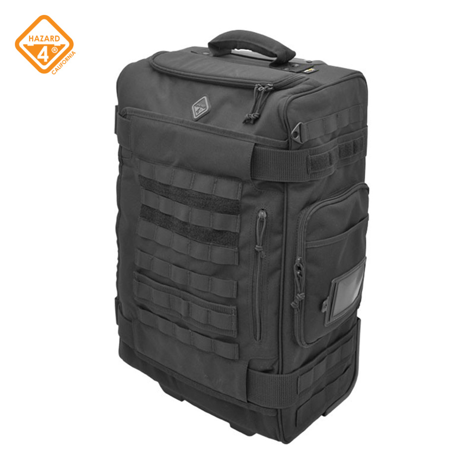 Air Support  2020 Version - rugged rolling carry-on : Black