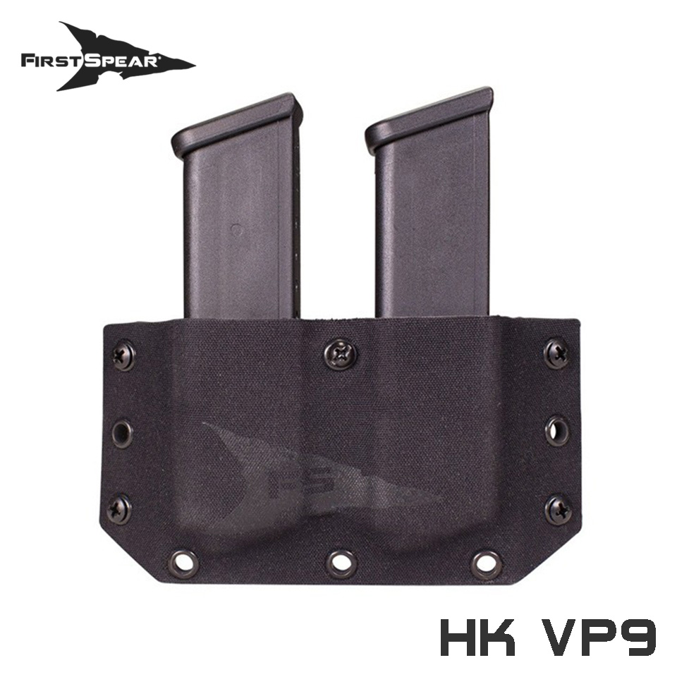 SSV Belt Mounted Double Magazine Pocket, Pistol - HK VP9 : Ranger Green
