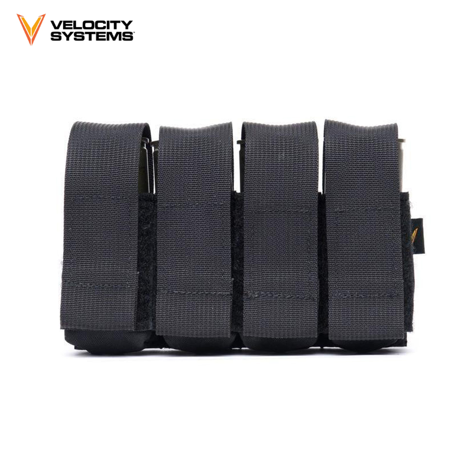 Velocity Systems Velcro 40mm/Flash Bang Pouch - Wolf Grey : Wolf Grey