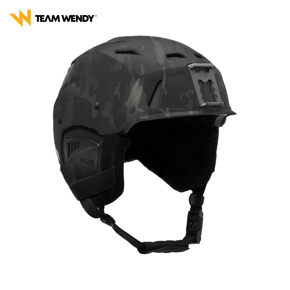 M-216 Ski Helmet : Black / Gray S/M