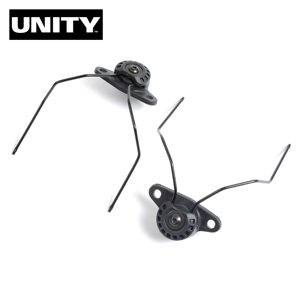 Unity Tactical MARK Adapters (Gen 2) - Black/FDE - Amp - Helmet Mount Only - No Ops Core Hardware : FDE