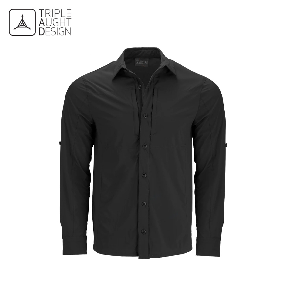 Latitude LS Field Shirt Black : Black / S
