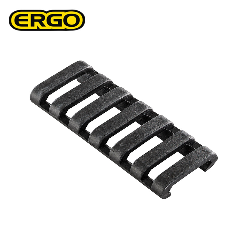 ERGO 7-SLOT LOW-PRO LADDER RAIL COVERS?- 3 PACK : Black
